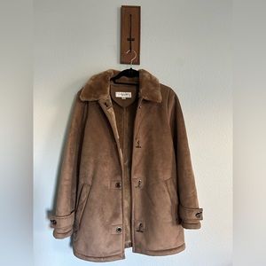 Light brown suede Liz Claiborne coat